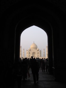 This is the first view one has when visiting the Taj Mahal