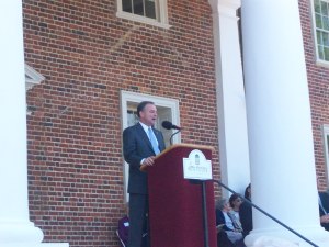 Virginia Governor Kaine speaks at Montpelier