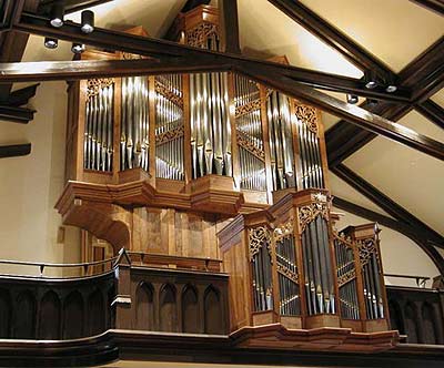 Taylor and Boody Organ in Trinity Episcopal Church, Staunton, VA (photo credit: Taylor & Boody)