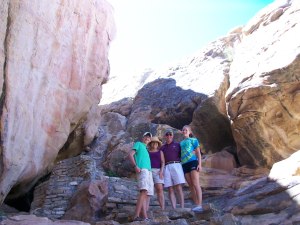 Coming down the Padres' Trail at Acoma Sky City, August 2008