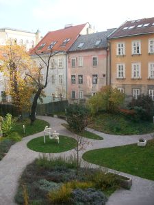 A Courtyard in Bratislava A Courtyard in Bratislava
