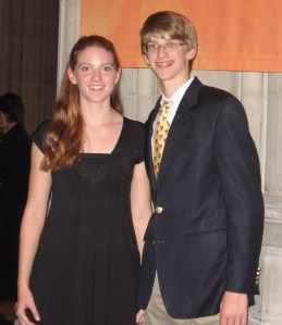 Claire and Andrew, November 2008