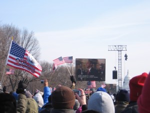 Claire's View of the Inauguration