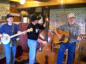 Playing bluegrass with Joseph and Joe