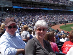 Dolores and DJB at Kauffman Stadium