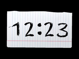 Schooldays Frenzy Clock
