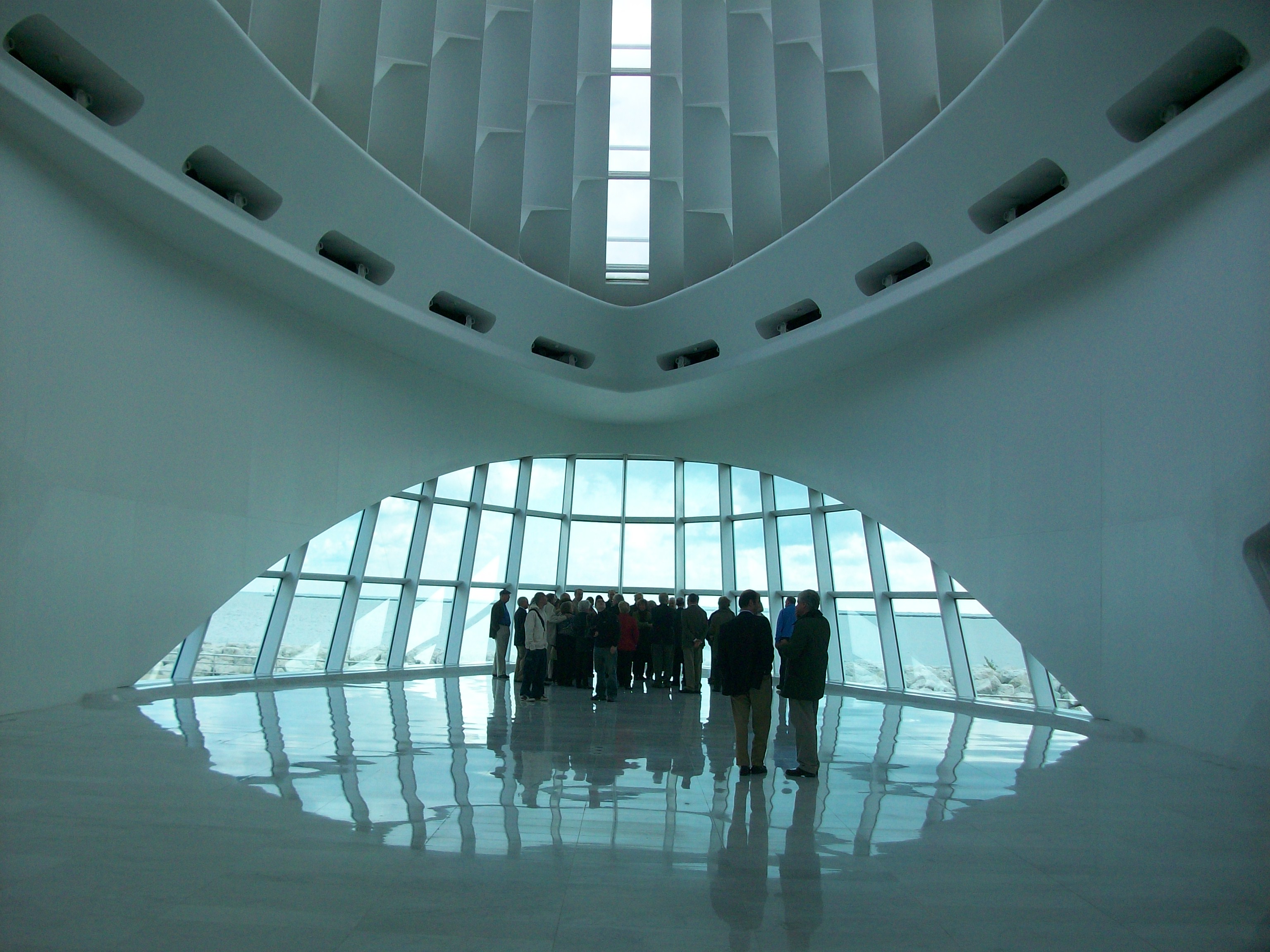 Calatrava's Milwaukee Art Museum View Toward the Lake