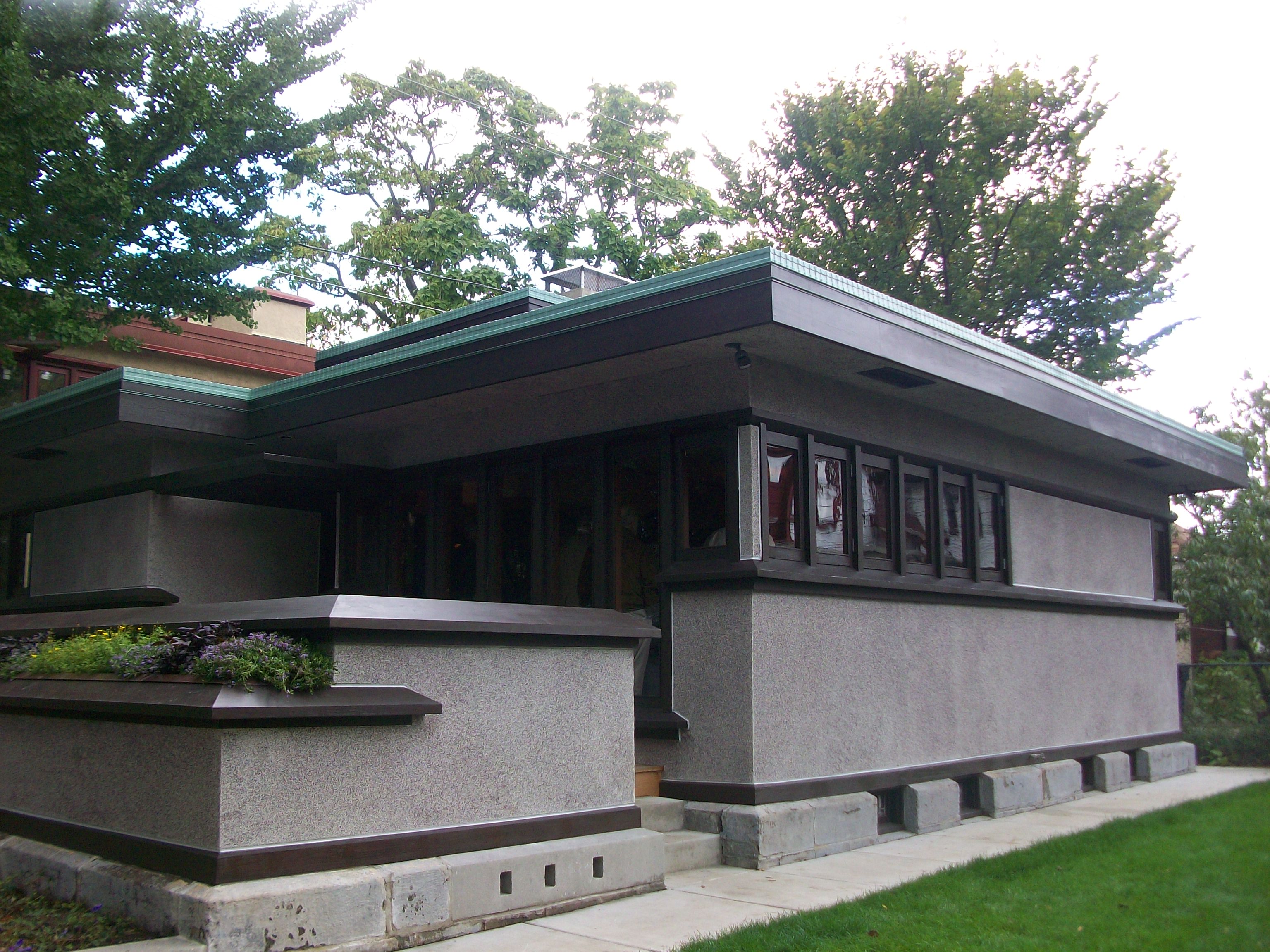 FLW's American System House on Burnham Street in Milwaukee - Exterior