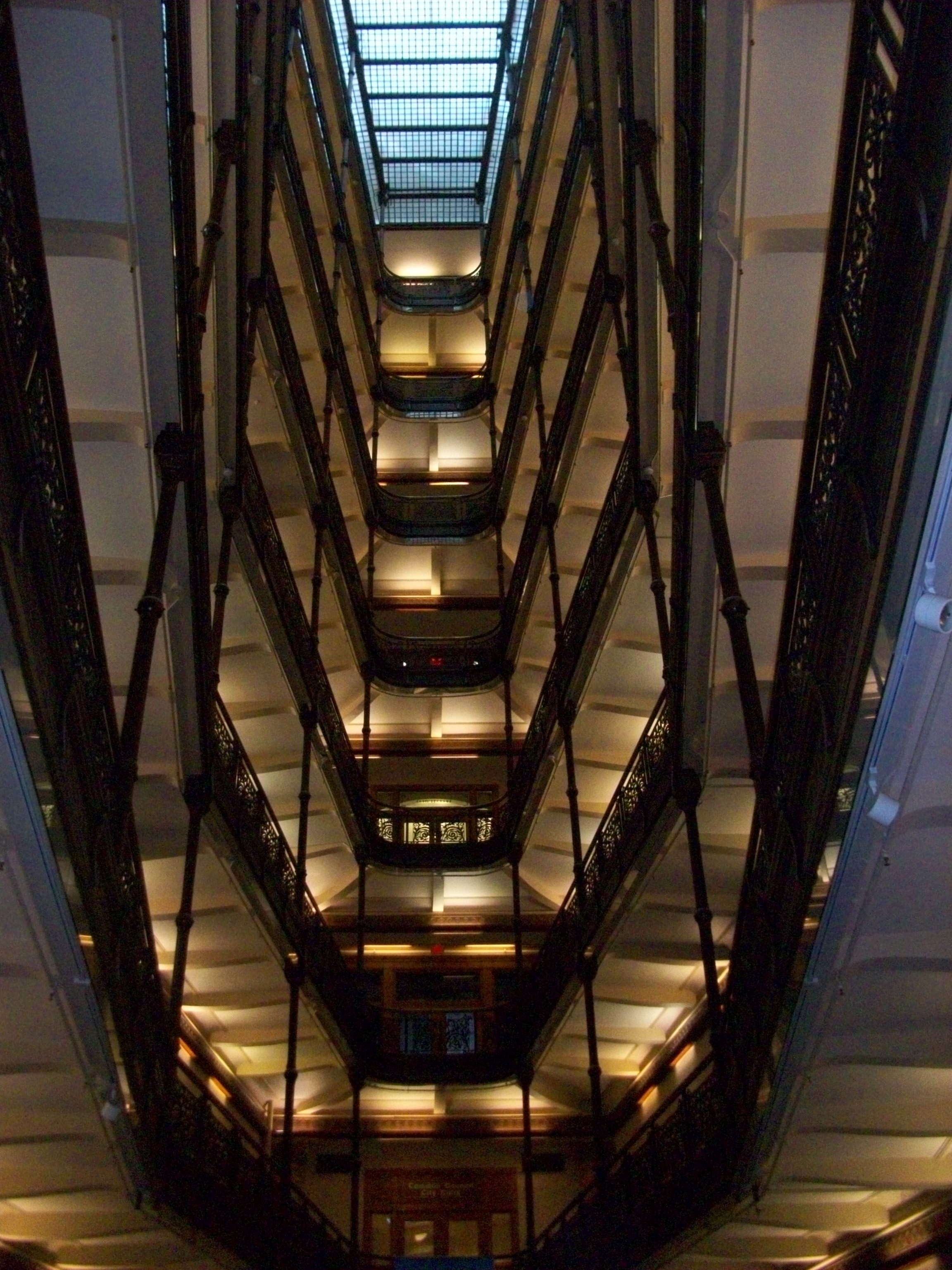Milwaukee City Hall View From the Ground Floor