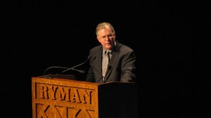 On the Stage at the Ryman On the Stage at the Ryman