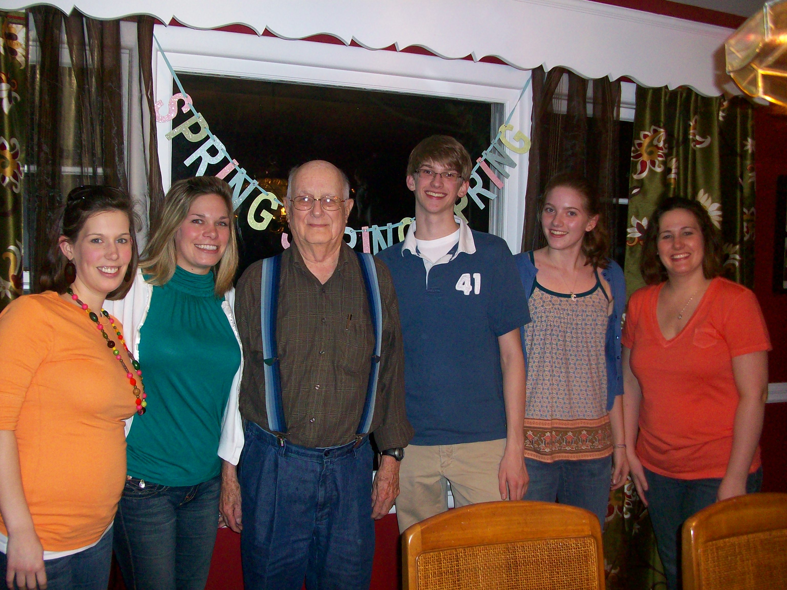 The Brown and Crocker Cousins with Granddaddy