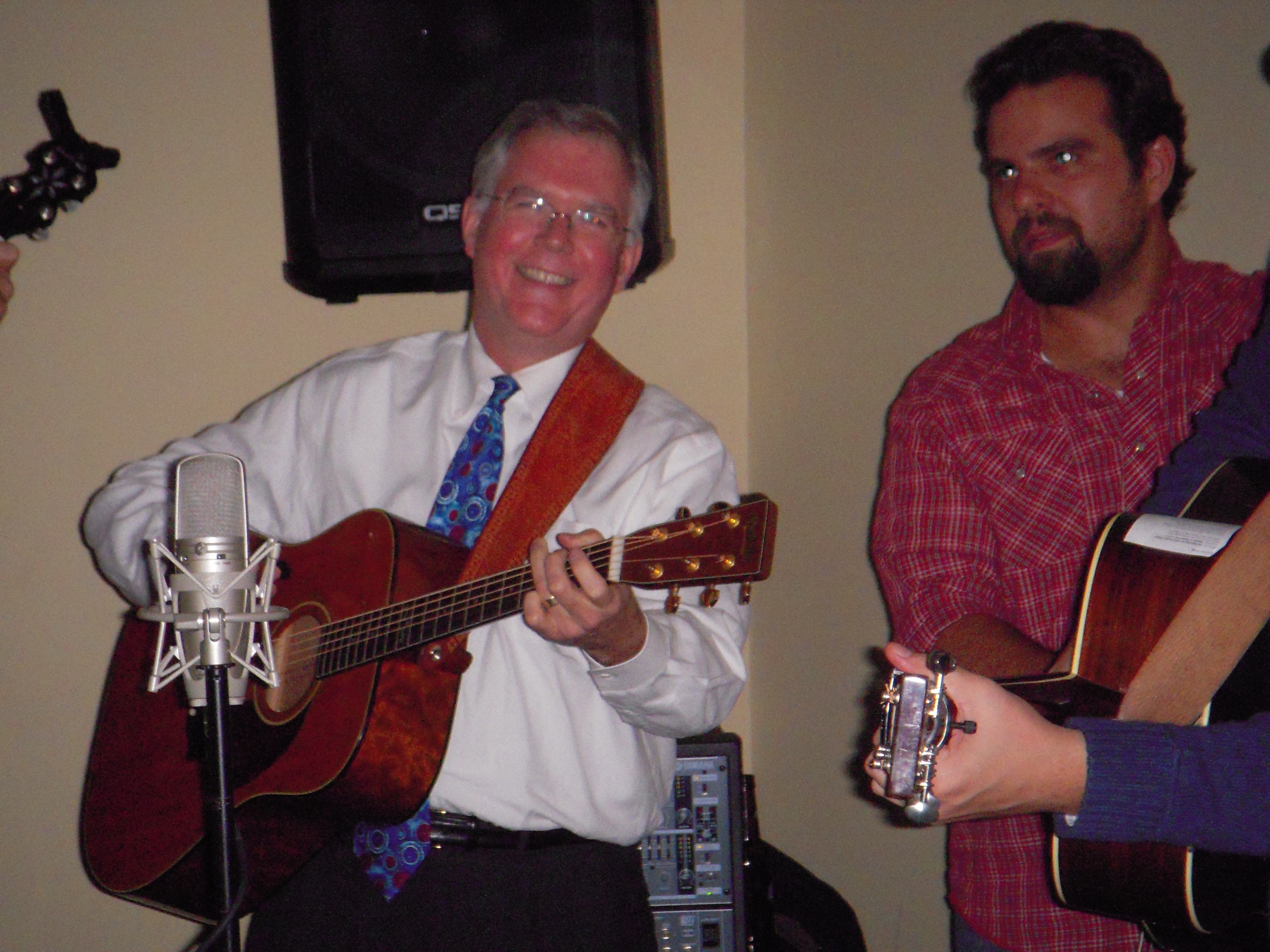 Sitting in for some Bluegrass with Off The Wagon in Nashville in October