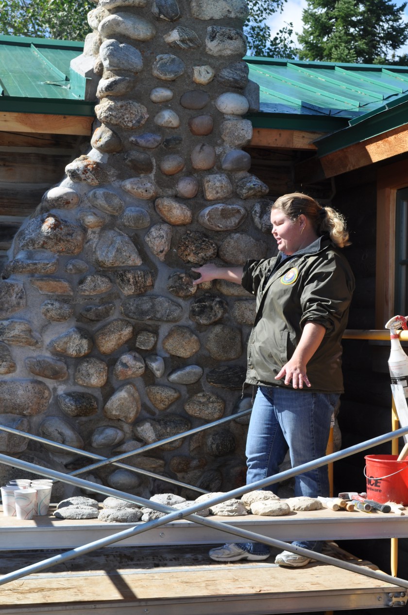 Chimney restoration at White Grass