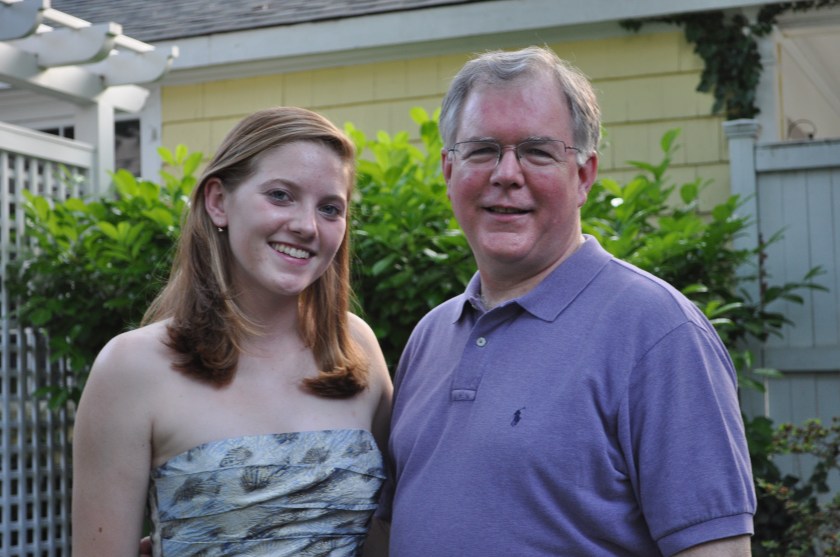 With Claire at her Senior Prom