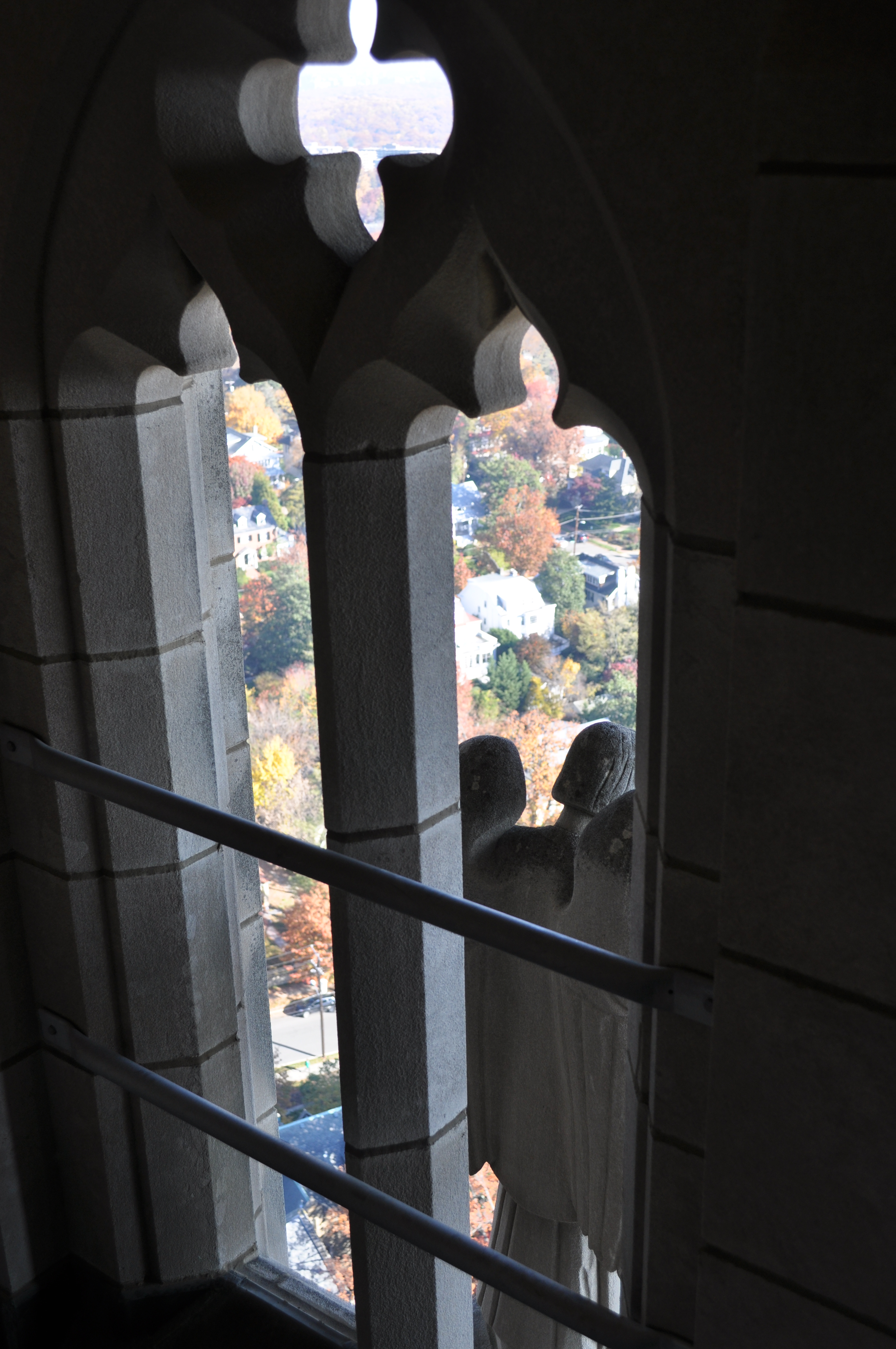 A view from the central tower