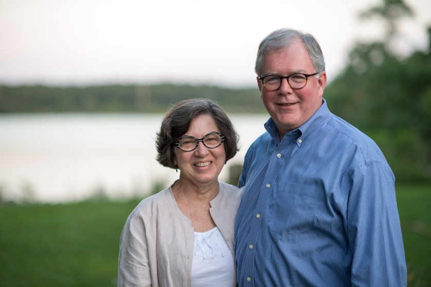Candice and David at High Brewster on Cape Cod (Photo by John Thorne)