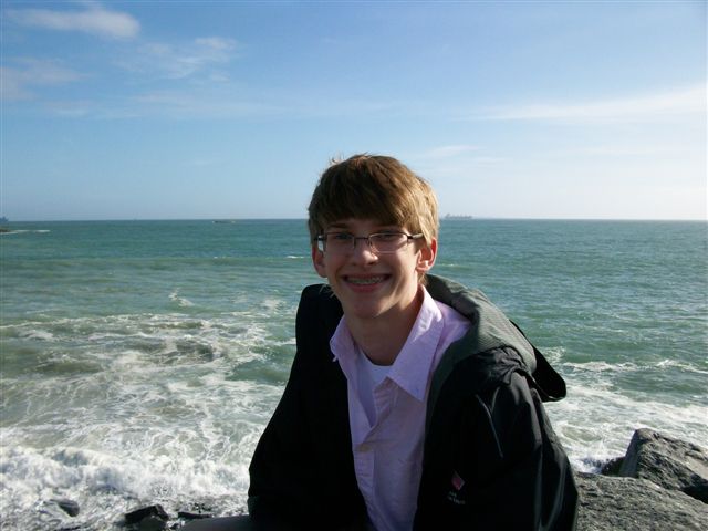 Andrew at the Ocean in South Africa