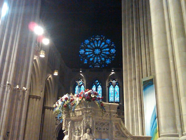 National Cathedral pulpit for Presidential Inauguration Prayer Service 2013