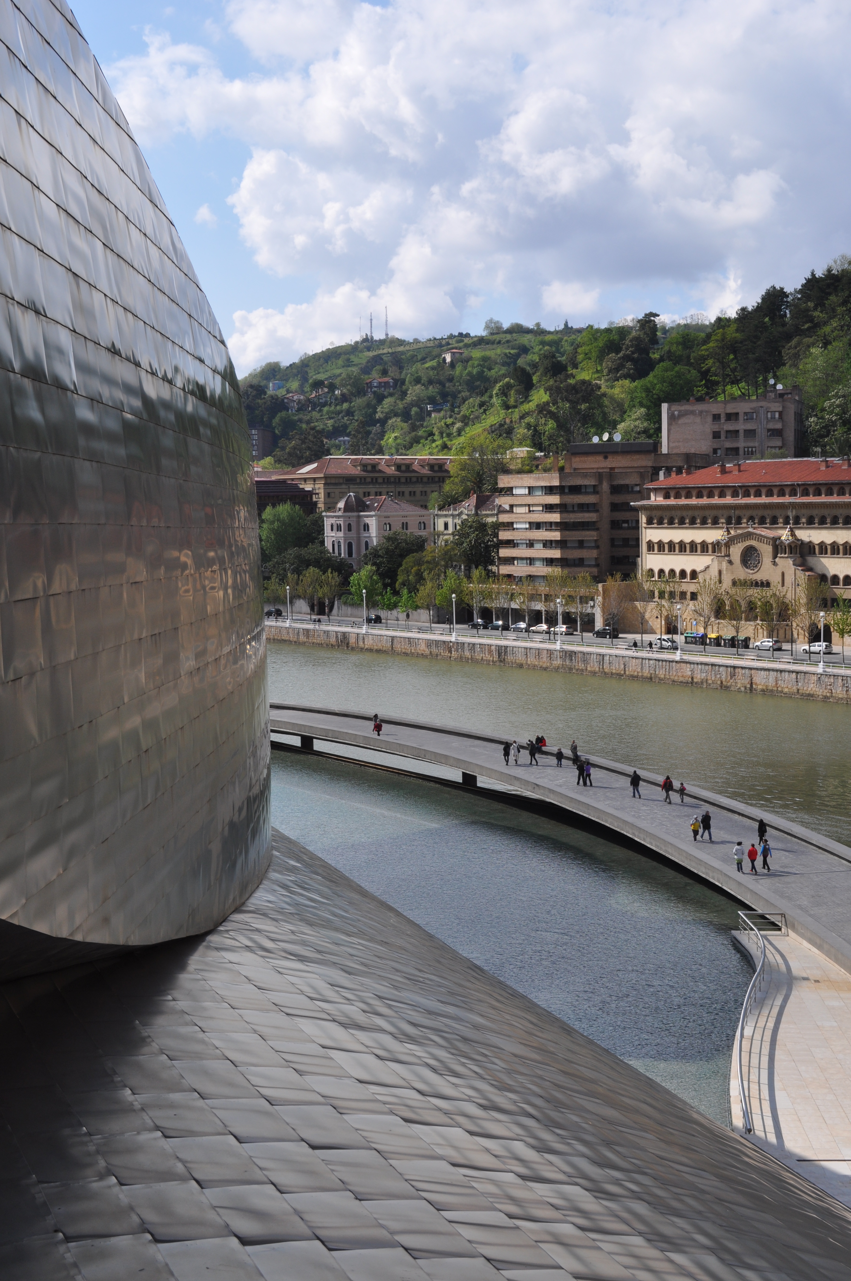 Detail of the Guggenheim Bilbao
