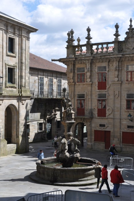 A Plaza in Santiago de Compostela