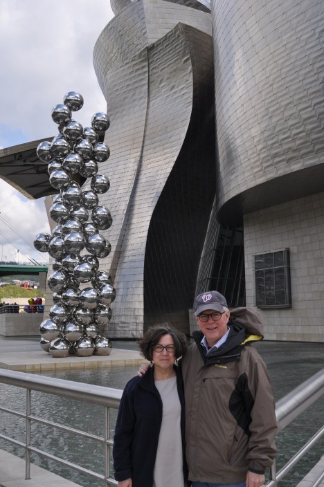 Candice and David at the Guggenheim
