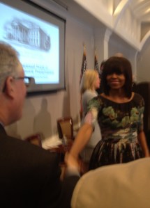 Michelle Obama at Decatur House