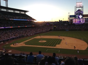 Coors Field Sunset 