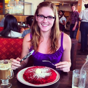 Claire digs in at Founding Farmers