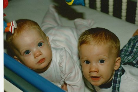 Andrew and Claire in my favorite baby picture 1993