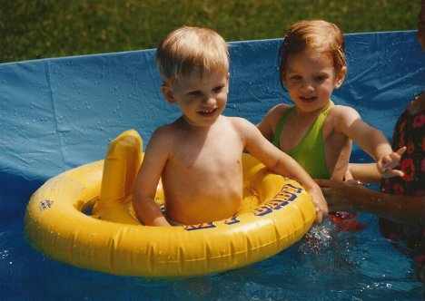 Andrew and Claire July 1995
