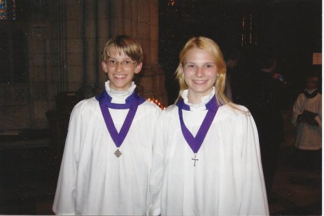 Andrew and Margaret Potter - Cathedral Head Choristers - 2006 