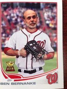 Bernanke Baseball Card
