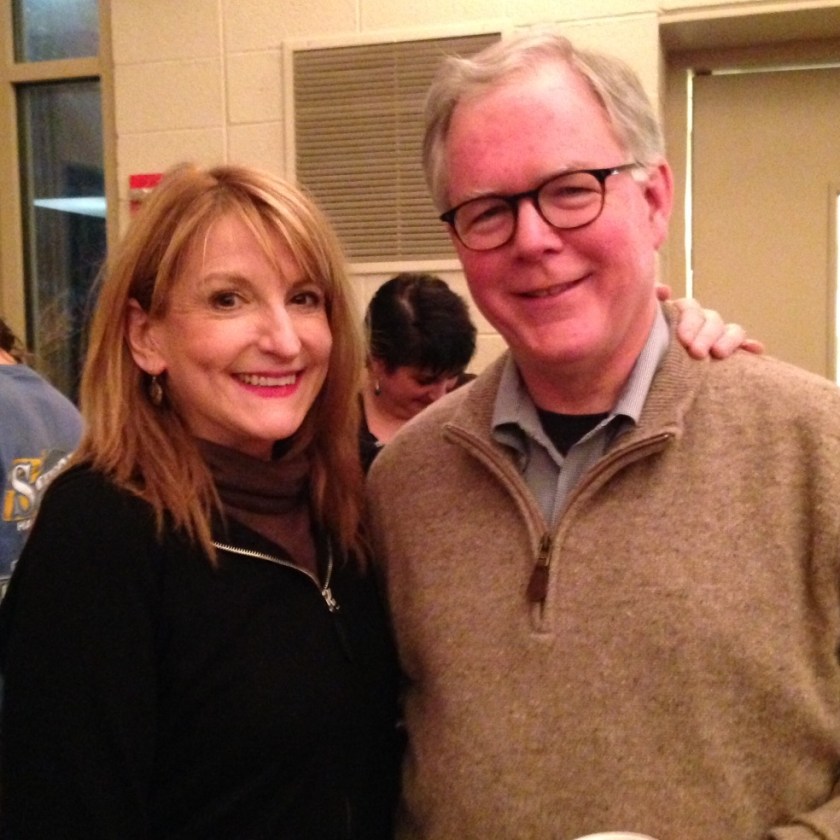 Claire Lynch with DJB 