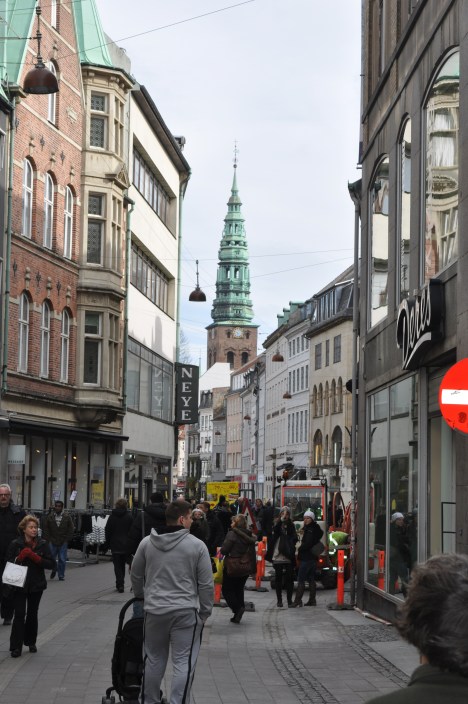 Pedestrian Street in Copenhage