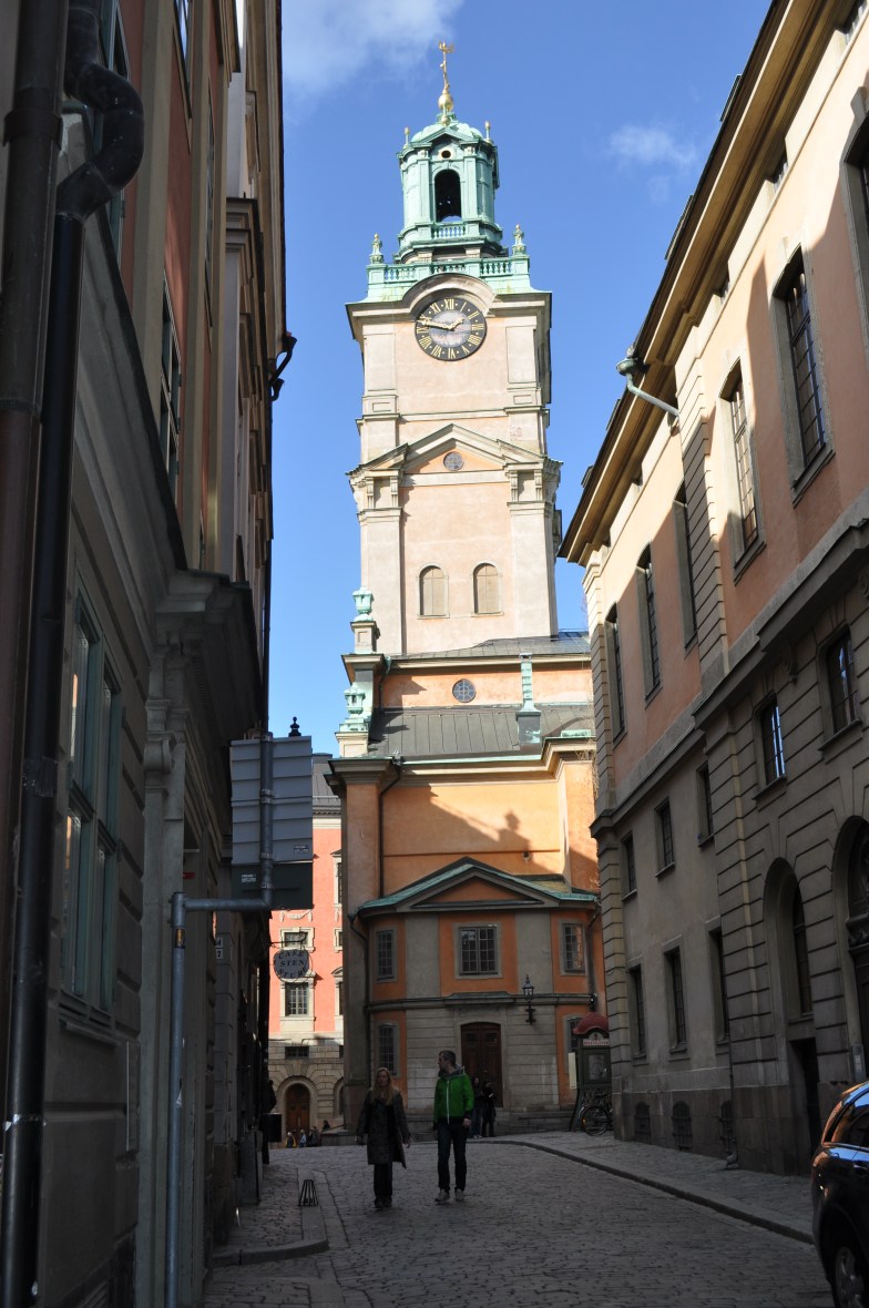 Cathedral Bell Tower in Stockholm, March 2014