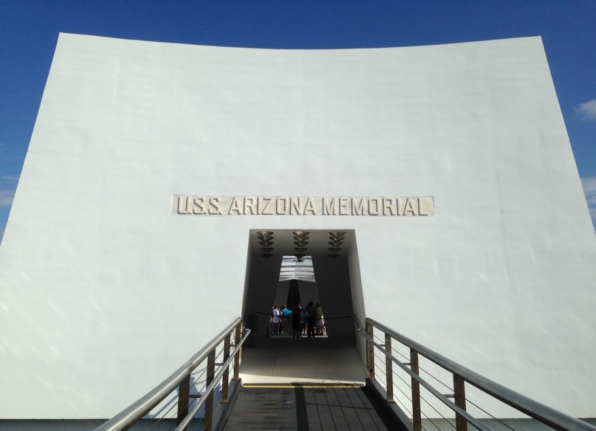 U.S.S. Arizona Memorial at Pearl Harbor