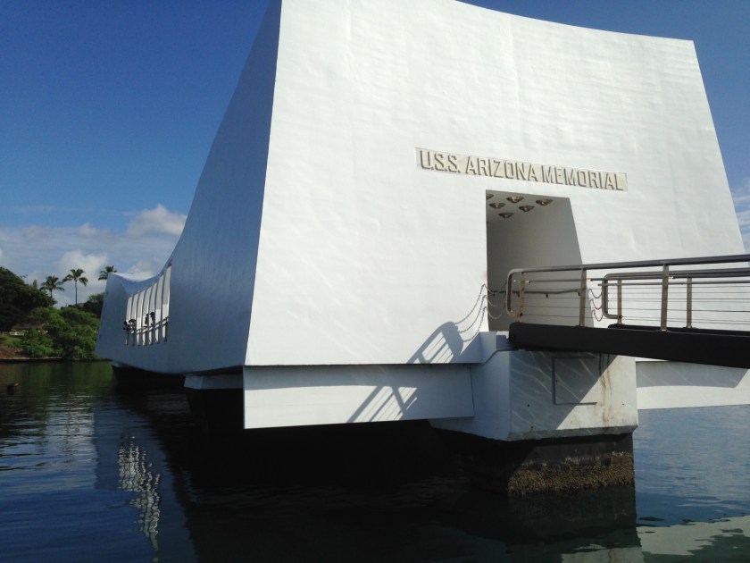 U.S.S. Arizona in Pearl Harbor on Memorial Day Weekend