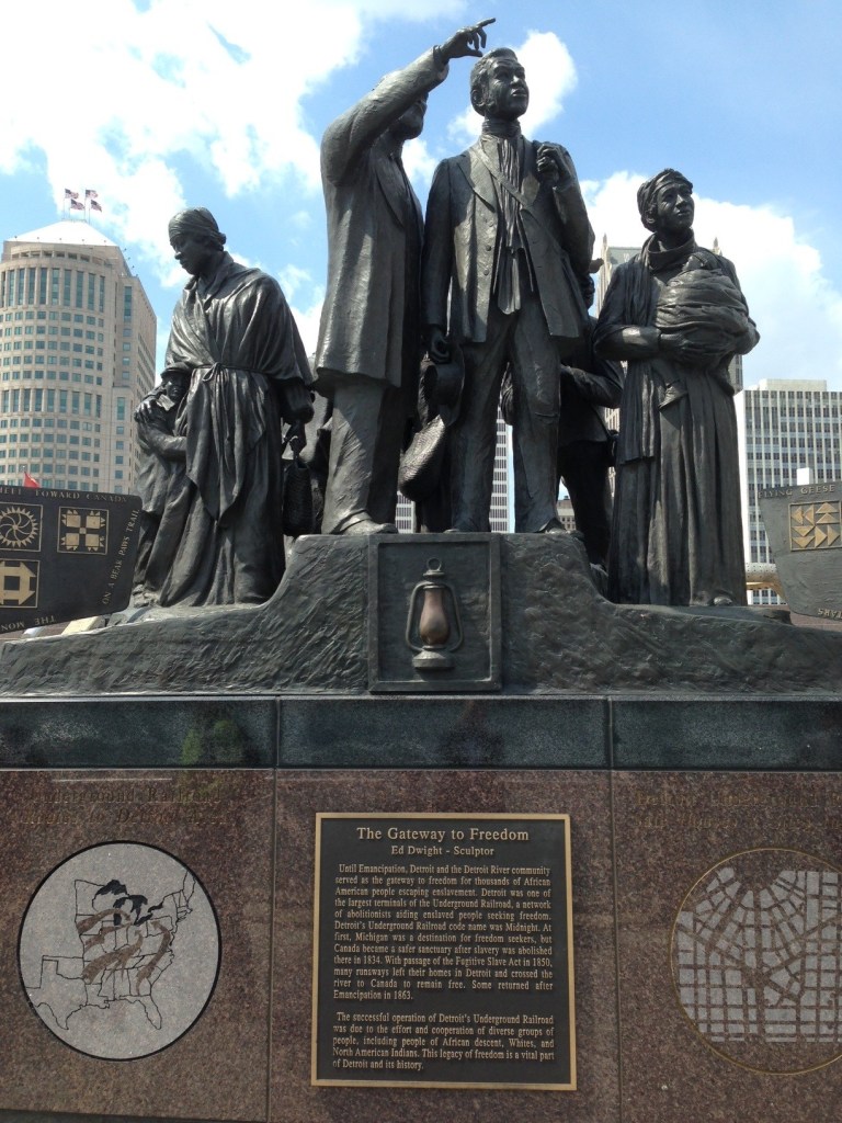 Underground Railroad Memorial in Detroit