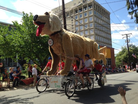 Kinetic Sculpture Racing Team July 4, 2014