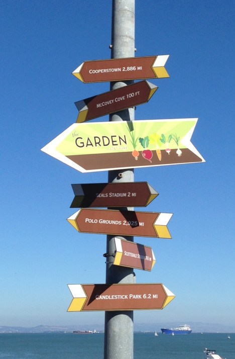 Signs at AT&T Park