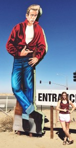 Claire with James Dean 