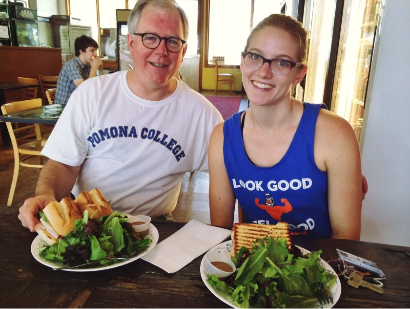 Lunch in Claremont with Claire