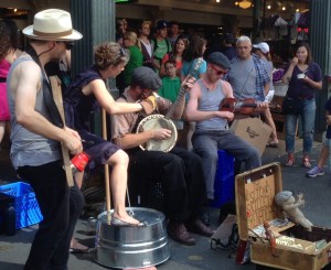 Buskers at the Pike Market in Seattle