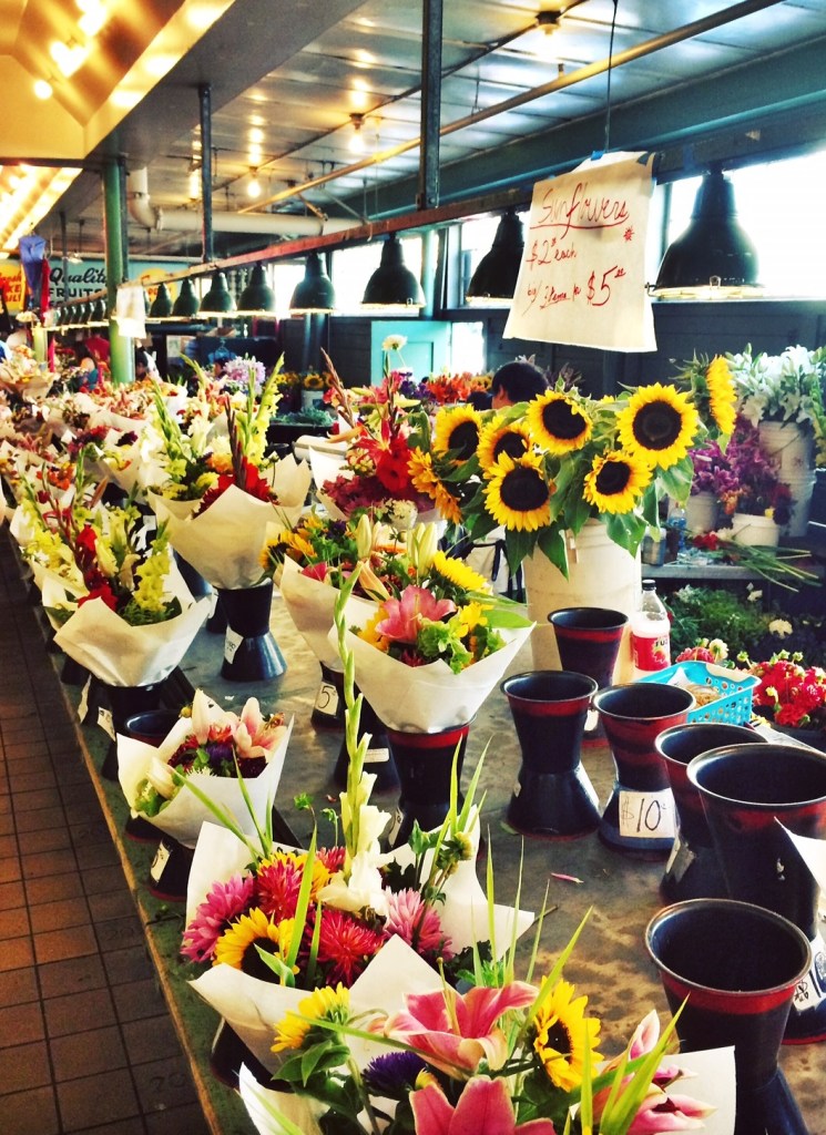 Flowers at Seattle's Pike Place Market