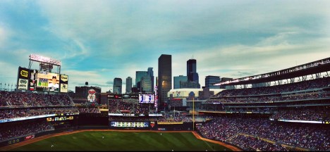 Target Field Panorama