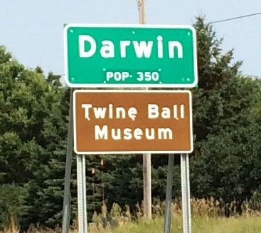 Twine Ball City Limits Sign