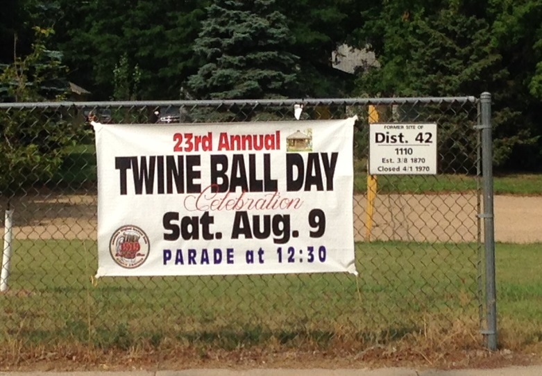 Twine Ball Day Sign 2014