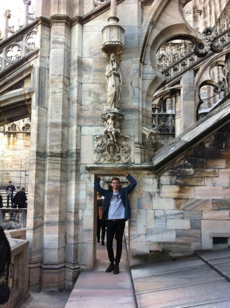 Andrew in Milan