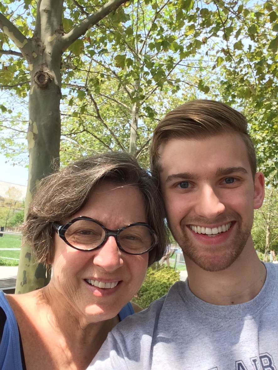 Candice and Andrew at the Navy Yard