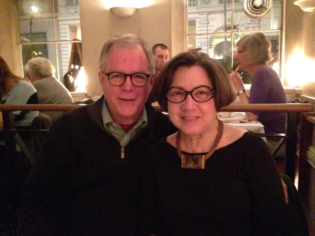 Candice and David celebrate their 32nd anniversary in Copenhagen, March 20, 2014